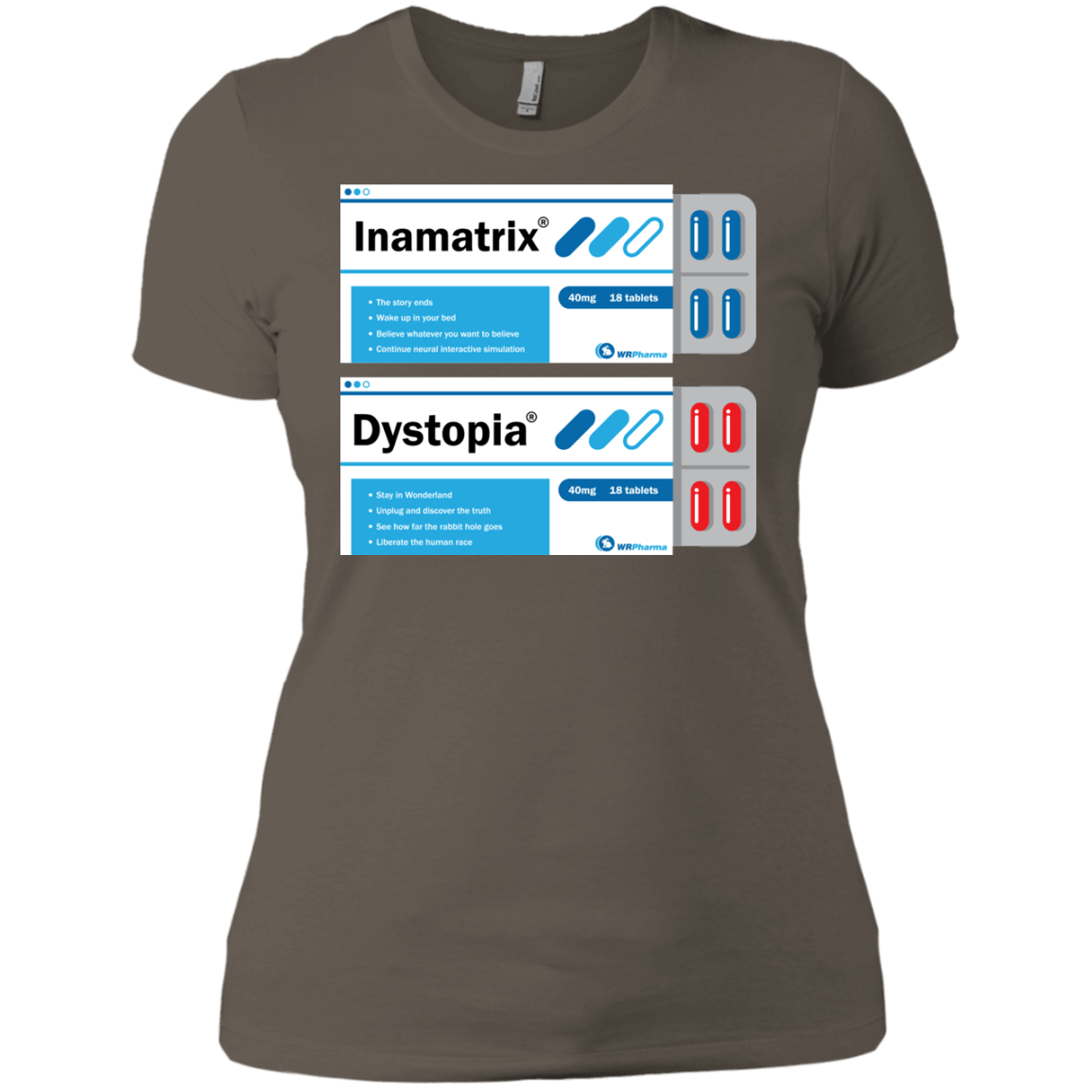 T-Shirts Warm Grey / X-Small Red or Blue Women's Premium T-Shirt