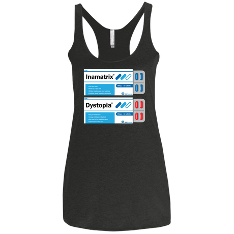 T-Shirts Vintage Black / X-Small Red or Blue Women's Triblend Racerback Tank