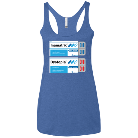T-Shirts Vintage Royal / X-Small Red or Blue Women's Triblend Racerback Tank