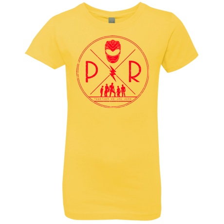 T-Shirts Vibrant Yellow / YXS Red Power Girls Premium T-Shirt