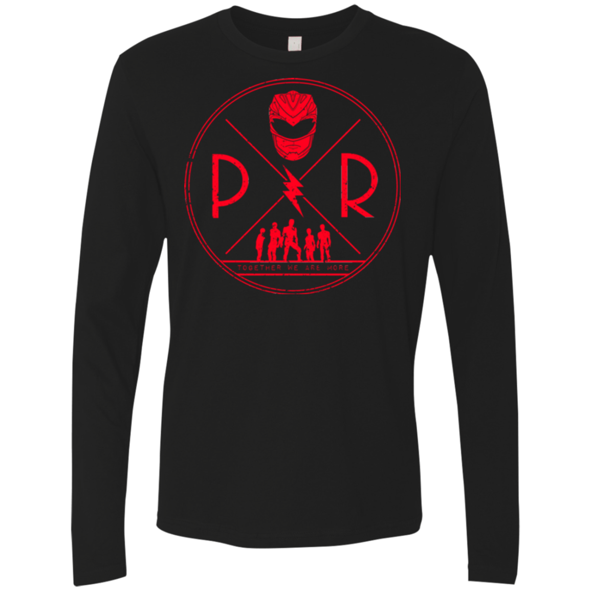 T-Shirts Black / Small Red Power Men's Premium Long Sleeve