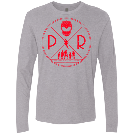 T-Shirts Heather Grey / Small Red Power Men's Premium Long Sleeve