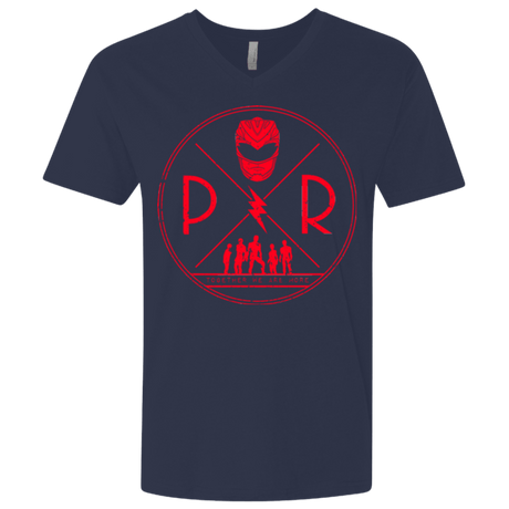 T-Shirts Midnight Navy / X-Small Red Power Men's Premium V-Neck