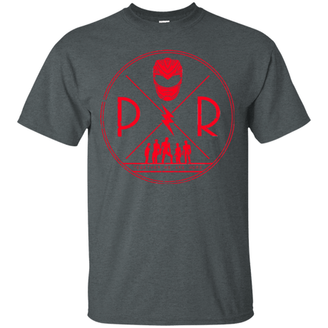 T-Shirts Dark Heather / Small Red Power T-Shirt