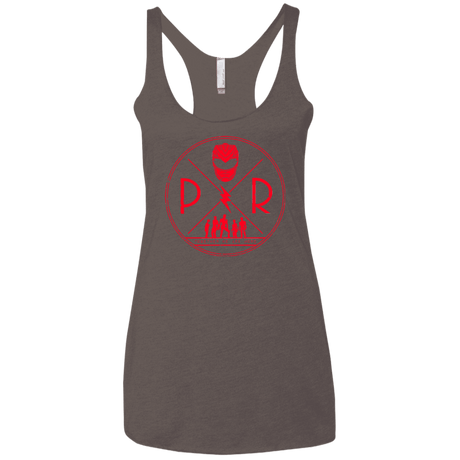 T-Shirts Macchiato / X-Small Red Power Women's Triblend Racerback Tank