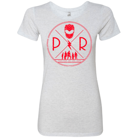 T-Shirts Heather White / Small Red Power Women's Triblend T-Shirt