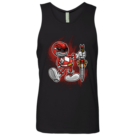 T-Shirts Black / Small Red Ranger Artwork Men's Premium Tank Top