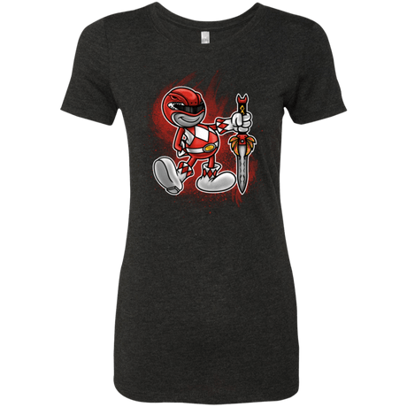 T-Shirts Vintage Black / Small Red Ranger Artwork Women's Triblend T-Shirt