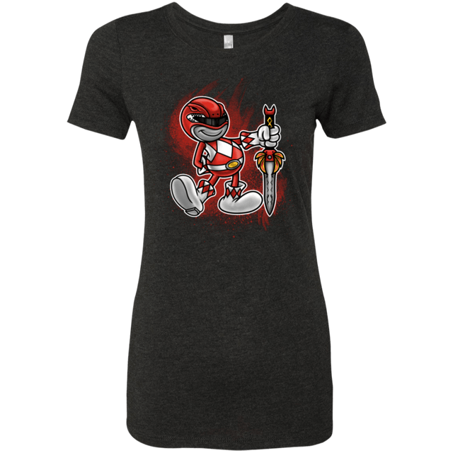 T-Shirts Vintage Black / Small Red Ranger Artwork Women's Triblend T-Shirt