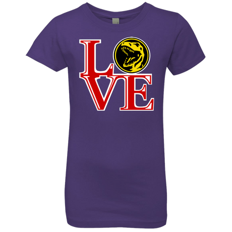 T-Shirts Purple Rush / YXS Red Ranger LOVE Girls Premium T-Shirt