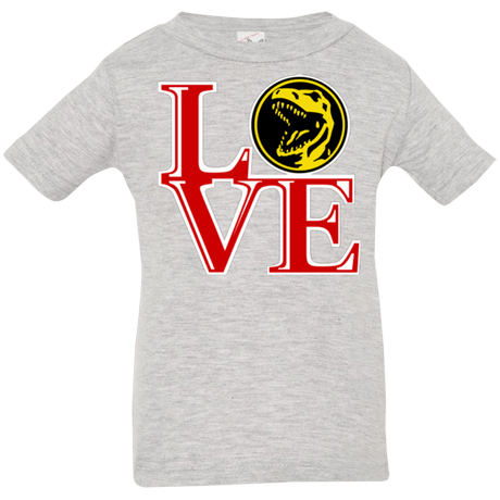 T-Shirts Heather / 6 Months Red Ranger LOVE Infant Premium T-Shirt