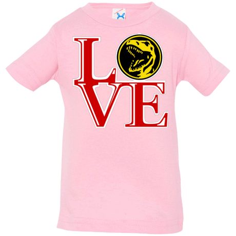 T-Shirts Pink / 6 Months Red Ranger LOVE Infant Premium T-Shirt