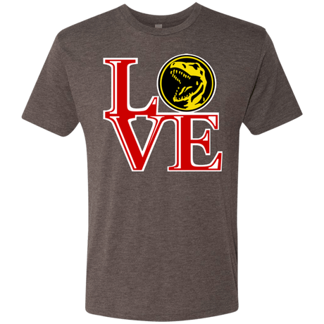 T-Shirts Macchiato / Small Red Ranger LOVE Men's Triblend T-Shirt