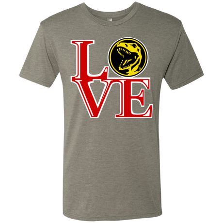 T-Shirts Venetian Grey / Small Red Ranger LOVE Men's Triblend T-Shirt