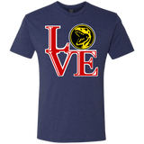 T-Shirts Vintage Navy / Small Red Ranger LOVE Men's Triblend T-Shirt