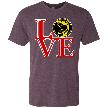 T-Shirts Vintage Purple / Small Red Ranger LOVE Men's Triblend T-Shirt
