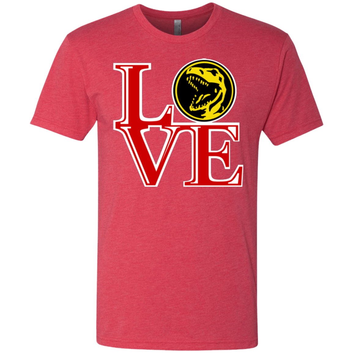 T-Shirts Vintage Red / Small Red Ranger LOVE Men's Triblend T-Shirt