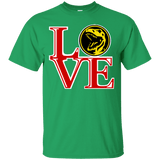 T-Shirts Irish Green / Small Red Ranger LOVE T-Shirt