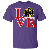 T-Shirts Purple / Small Red Ranger LOVE T-Shirt
