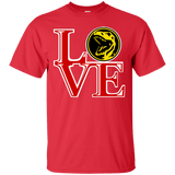 T-Shirts Red / Small Red Ranger LOVE T-Shirt