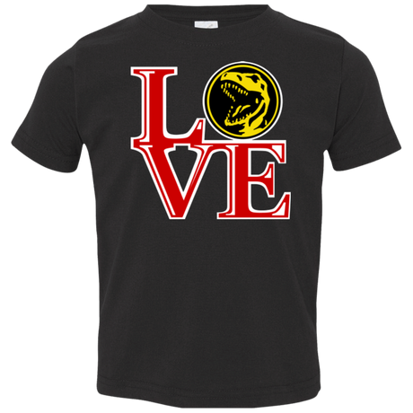 T-Shirts Black / 2T Red Ranger LOVE Toddler Premium T-Shirt