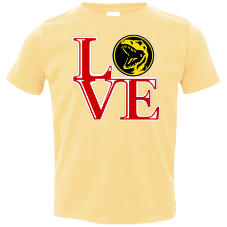 T-Shirts Butter / 2T Red Ranger LOVE Toddler Premium T-Shirt