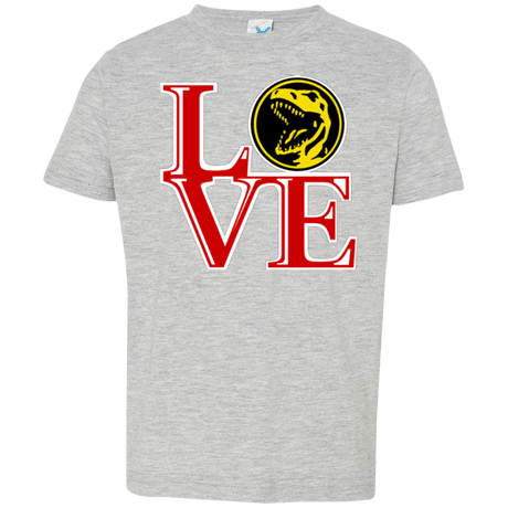 T-Shirts Heather / 2T Red Ranger LOVE Toddler Premium T-Shirt