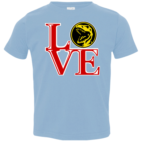 T-Shirts Light Blue / 2T Red Ranger LOVE Toddler Premium T-Shirt