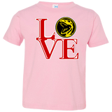 T-Shirts Pink / 2T Red Ranger LOVE Toddler Premium T-Shirt