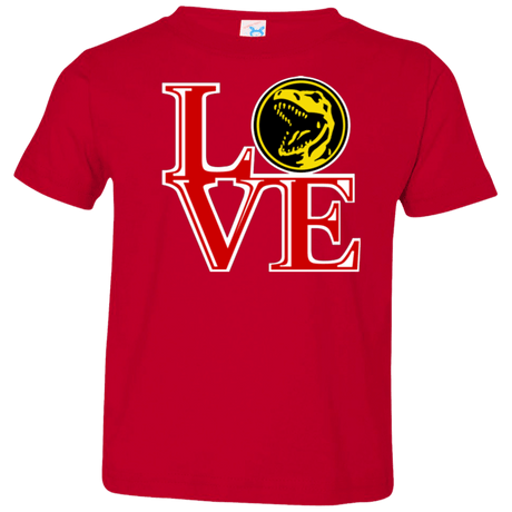 T-Shirts Red / 2T Red Ranger LOVE Toddler Premium T-Shirt