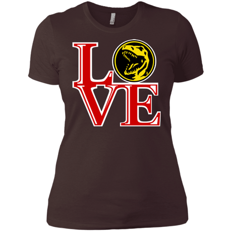 T-Shirts Dark Chocolate / X-Small Red Ranger LOVE Women's Premium T-Shirt