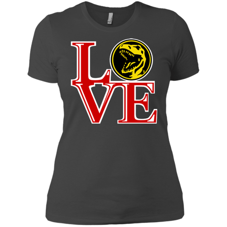 T-Shirts Heavy Metal / X-Small Red Ranger LOVE Women's Premium T-Shirt