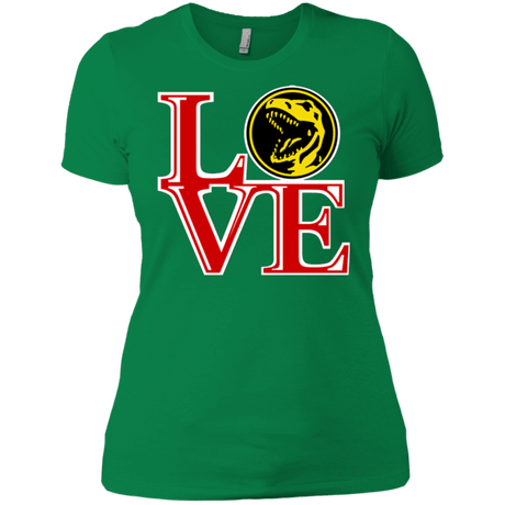 T-Shirts Kelly Green / X-Small Red Ranger LOVE Women's Premium T-Shirt