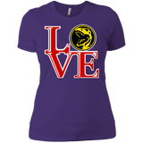 T-Shirts Purple / X-Small Red Ranger LOVE Women's Premium T-Shirt