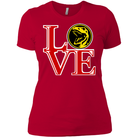 T-Shirts Red / X-Small Red Ranger LOVE Women's Premium T-Shirt
