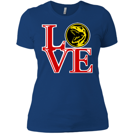 T-Shirts Royal / X-Small Red Ranger LOVE Women's Premium T-Shirt