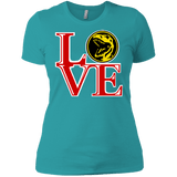 T-Shirts Tahiti Blue / X-Small Red Ranger LOVE Women's Premium T-Shirt