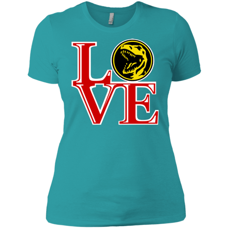 T-Shirts Tahiti Blue / X-Small Red Ranger LOVE Women's Premium T-Shirt