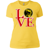 T-Shirts Vibrant Yellow / X-Small Red Ranger LOVE Women's Premium T-Shirt