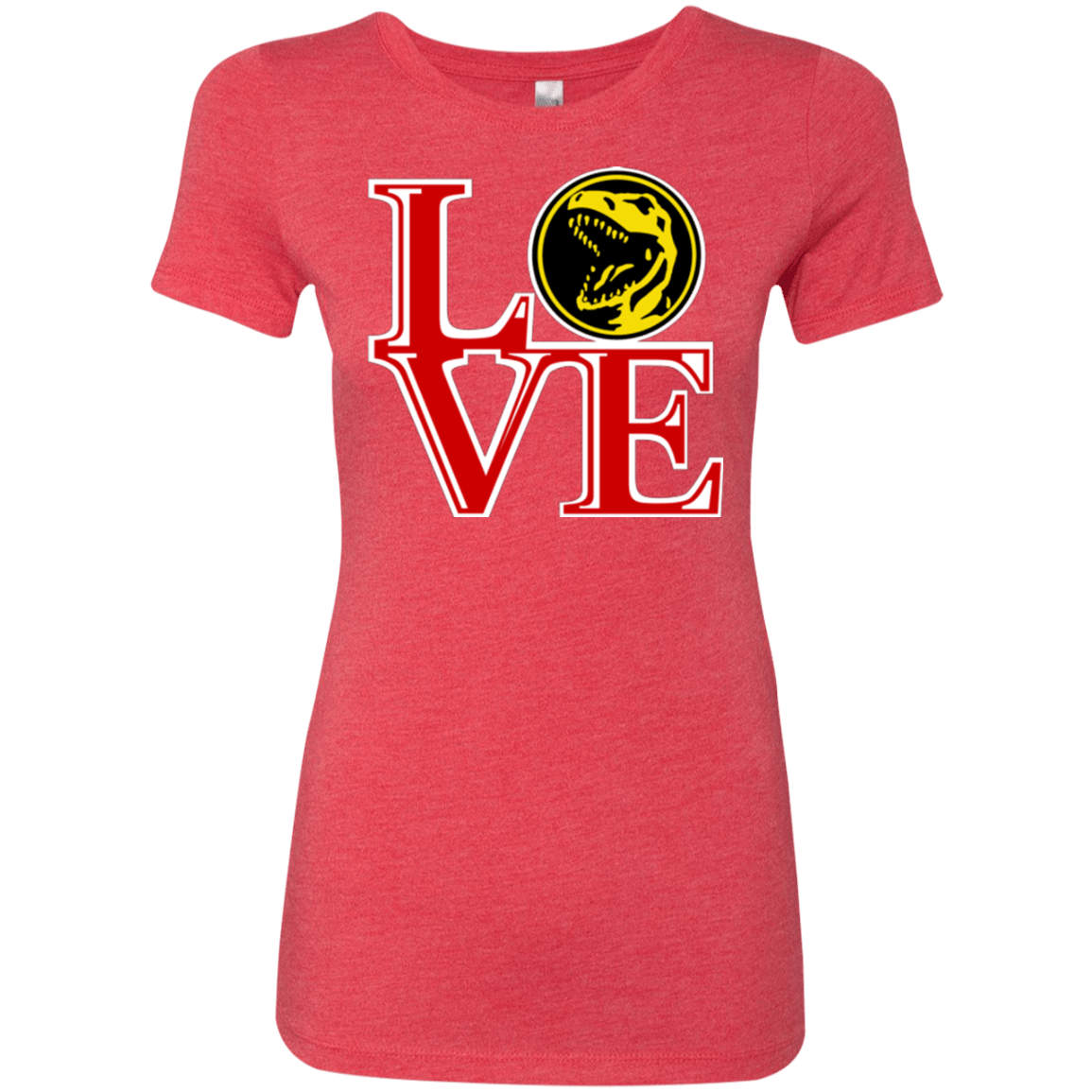 T-Shirts Vintage Red / Small Red Ranger LOVE Women's Triblend T-Shirt