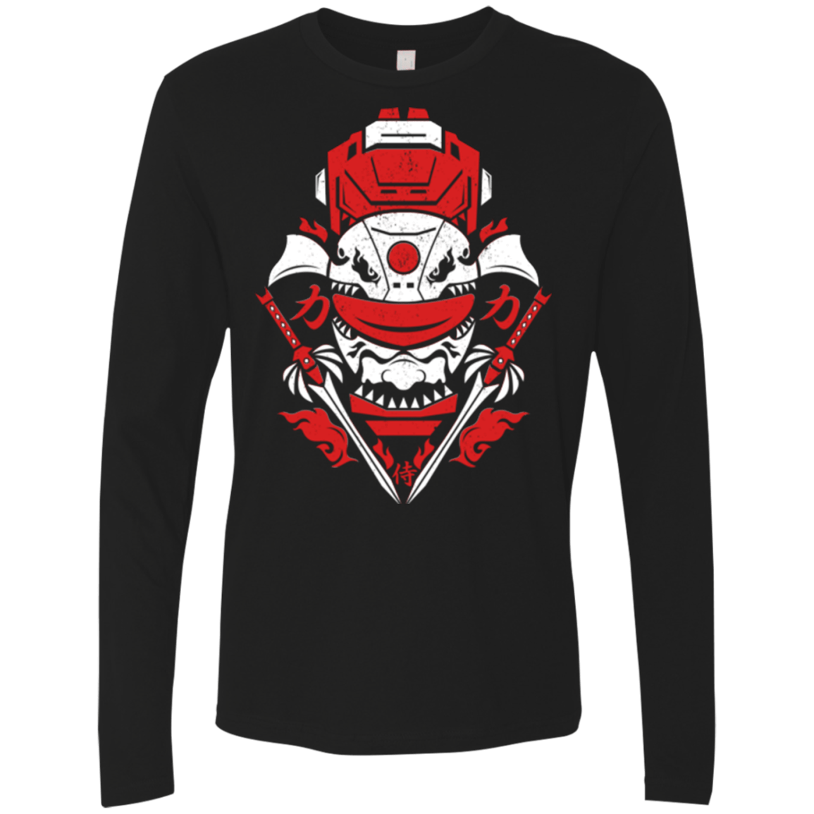 T-Shirts Black / Small Red Ranger Men's Premium Long Sleeve