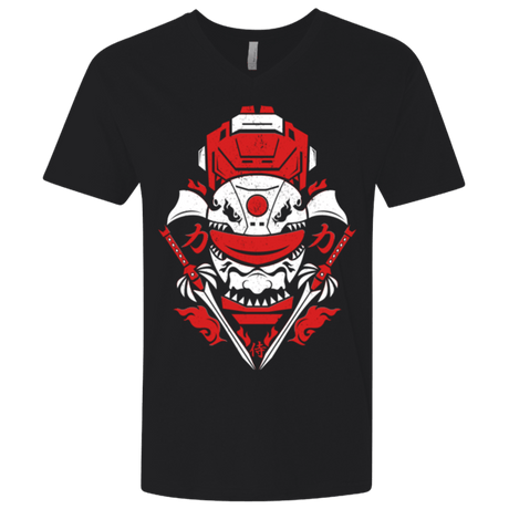 T-Shirts Black / X-Small Red Ranger Men's Premium V-Neck