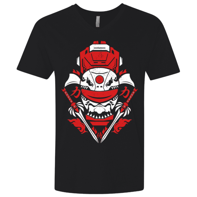 T-Shirts Black / X-Small Red Ranger Men's Premium V-Neck
