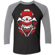 T-Shirts Vintage Black/Premium Heather / X-Small Red Ranger Men's Triblend 3/4 Sleeve