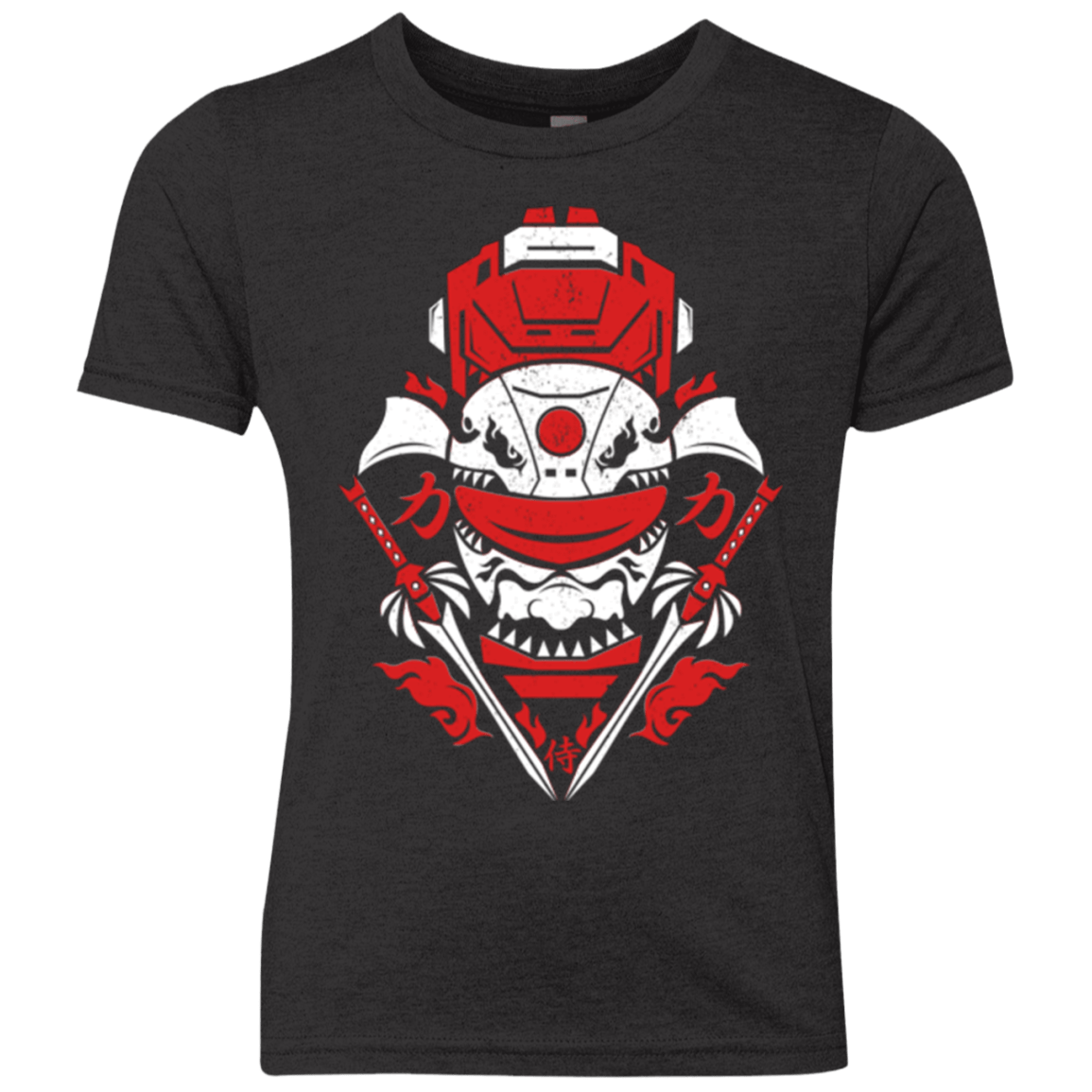 T-Shirts Vintage Black / YXS Red Ranger Youth Triblend T-Shirt