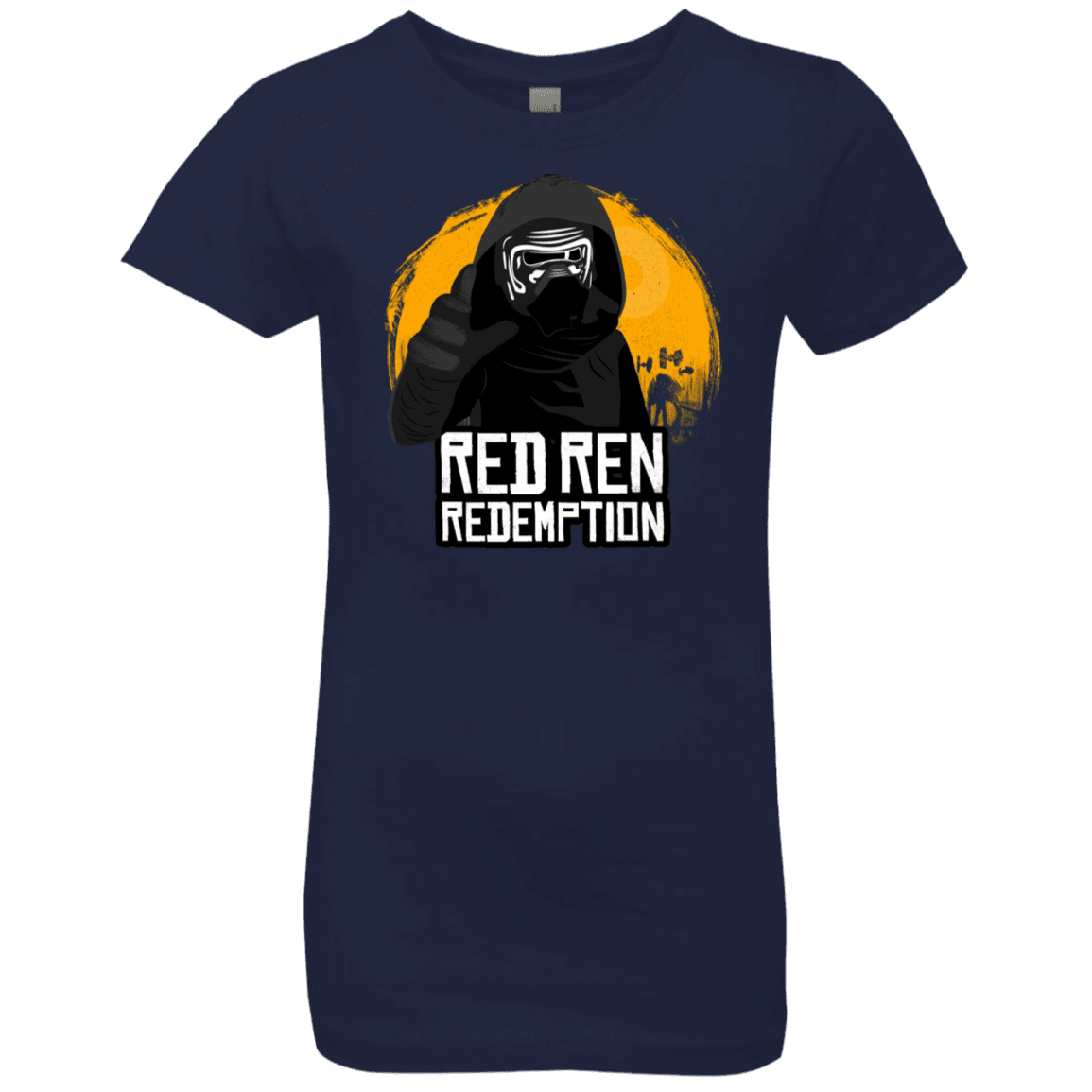 T-Shirts Midnight Navy / YXS Red Ren Girls Premium T-Shirt