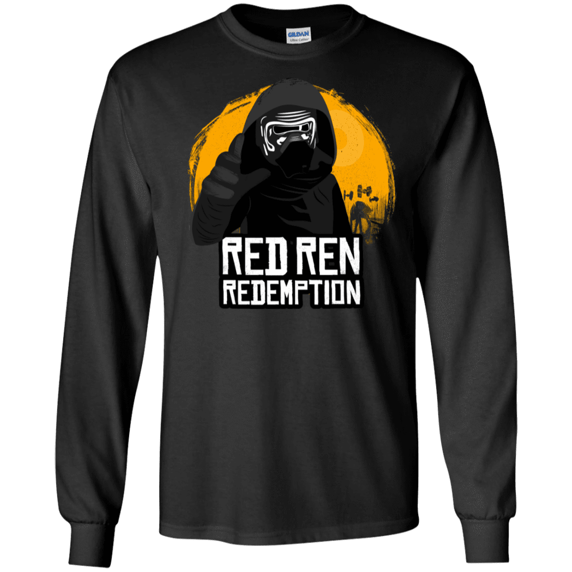 T-Shirts Black / S Red Ren Men's Long Sleeve T-Shirt