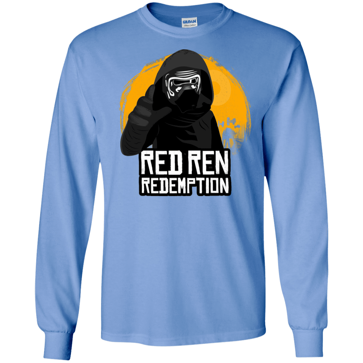 T-Shirts Carolina Blue / S Red Ren Men's Long Sleeve T-Shirt