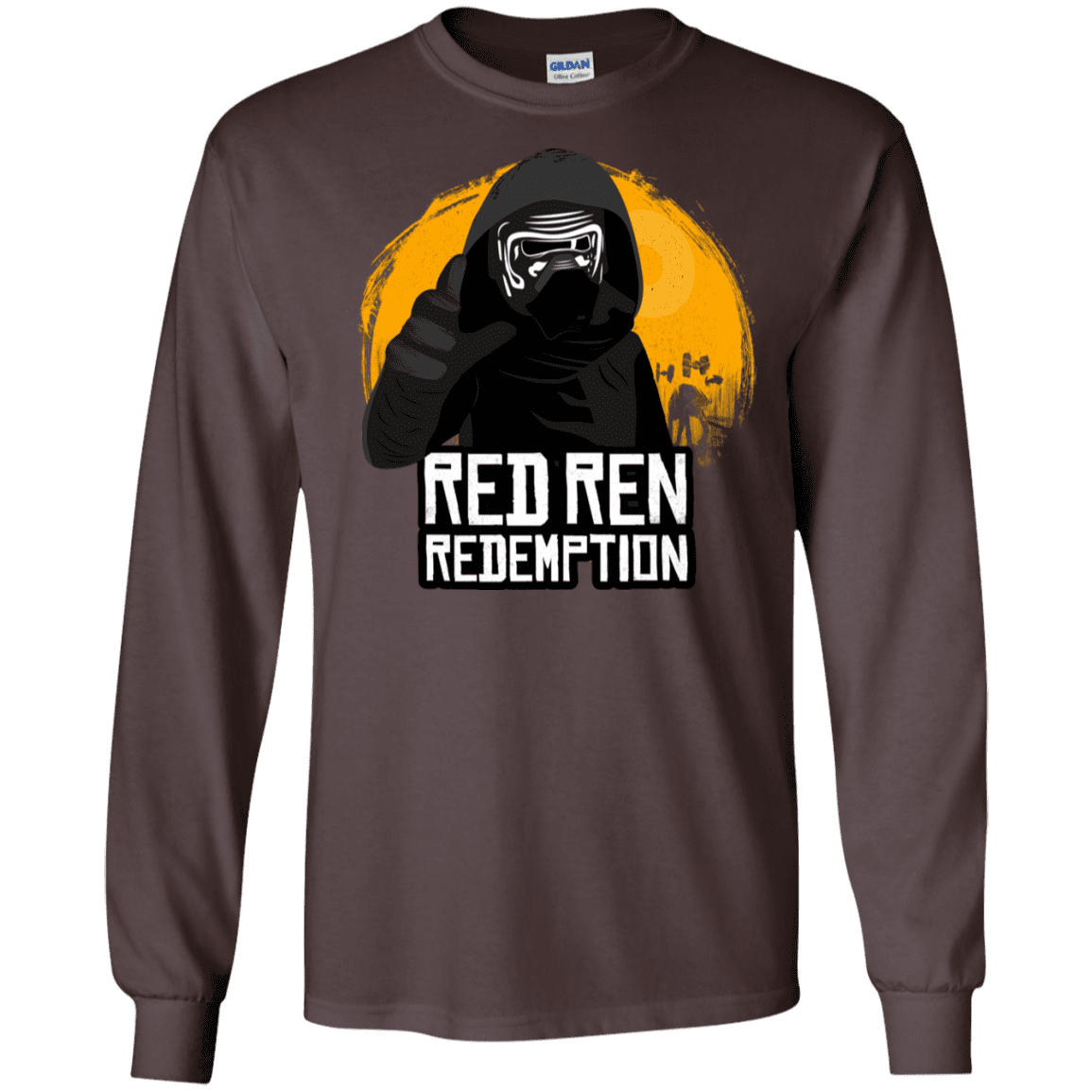 T-Shirts Dark Chocolate / S Red Ren Men's Long Sleeve T-Shirt