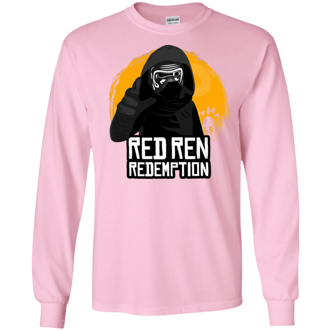 T-Shirts Light Pink / S Red Ren Men's Long Sleeve T-Shirt